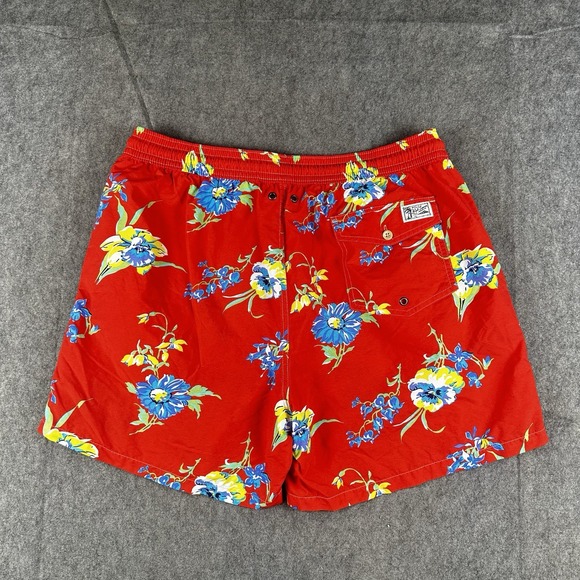 Polo Ralph Lauren Swim Trunks Mens 2XL 6"‎ Swimwear Floral Aloha Hawaiian Shorts - Picture 4 of 15